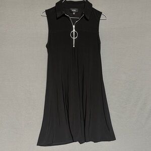 MSK Black Zippered Dress